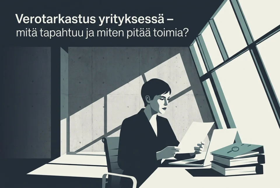 Professional header image for step-by-step guide: Verotarkastus yrityksessä – mitä tapahtuu ja miten pitää ...